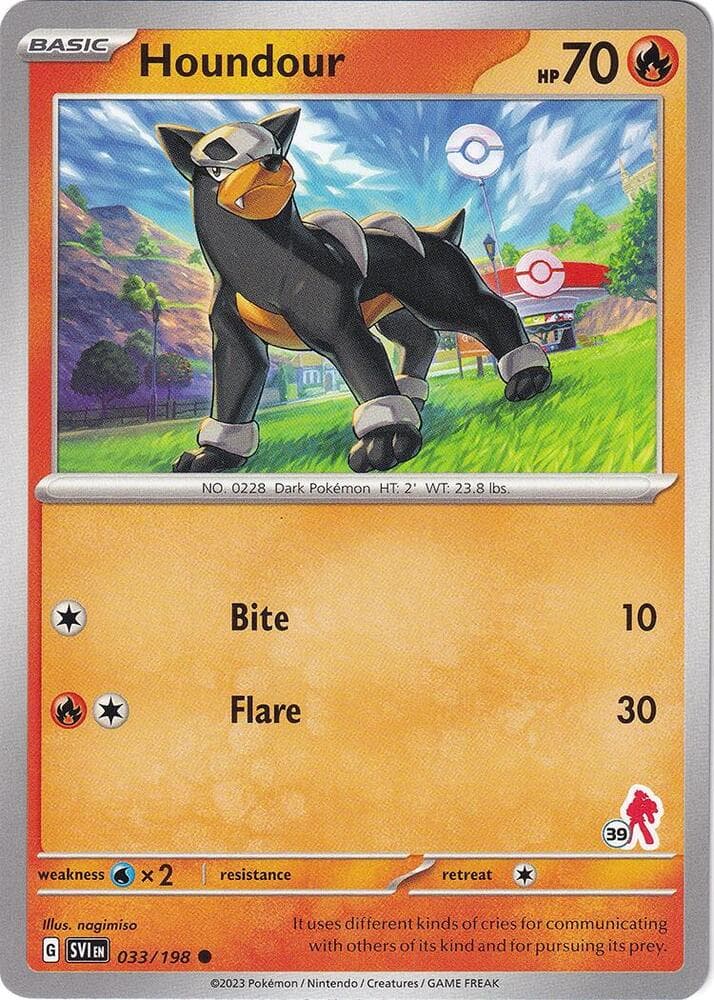 Houndour - Armarouge 39 — Battle Academy 2024 33 Pokémon card