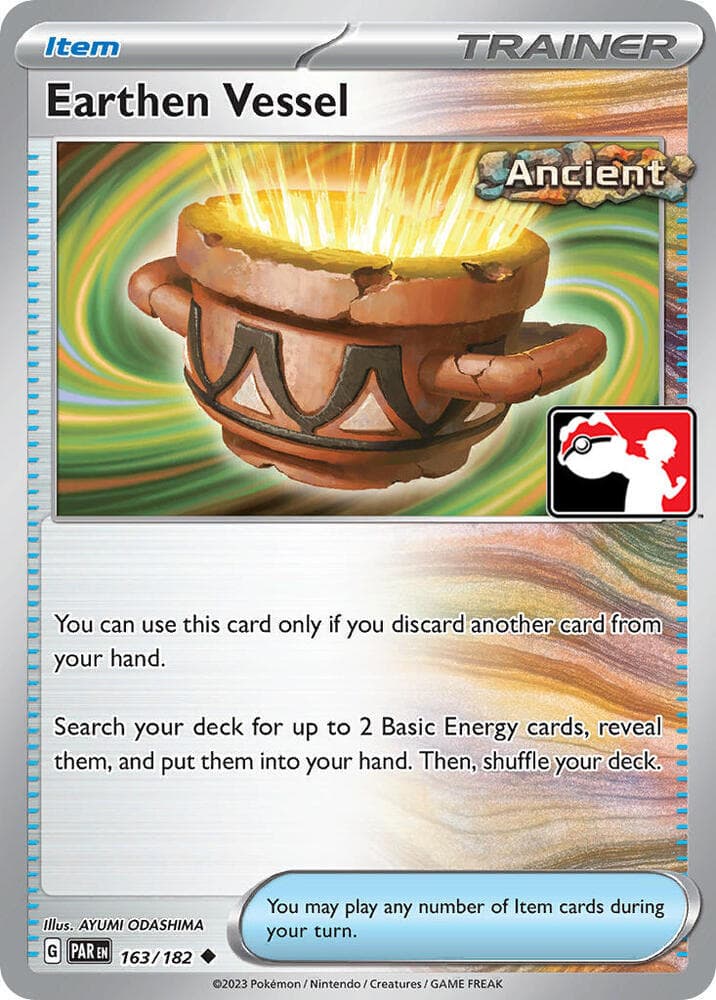 Earthen Vessel — Prize Pack Series Cards 163 Pokémon card