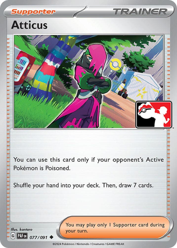 Atticus — Prize Pack Series Cards 77 Pokémon card