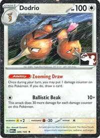 Dodrio - 085/165 (Cosmos Holo) — Prize Pack Series Cards 85 Pokémon card