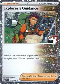 Explorer's Guidance - 147/162 (Cosmos Holo) — Prize Pack Series Cards 147