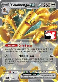 Gholdengo ex — Prize Pack Series Cards 139 Pokémon card