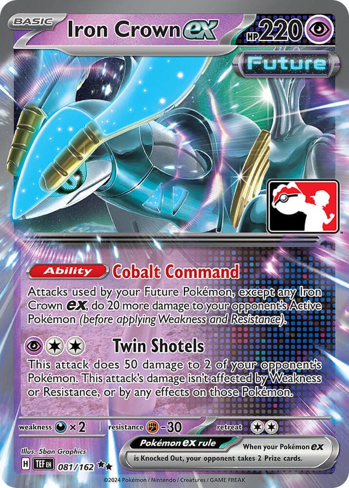 Iron Crown ex — Prize Pack Series Cards 81 Pokémon card