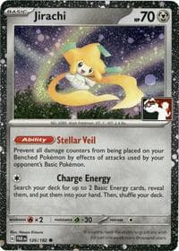 Jirachi - 126/182 (Cosmos Holo) — Prize Pack Series Cards 126 Pokémon card
