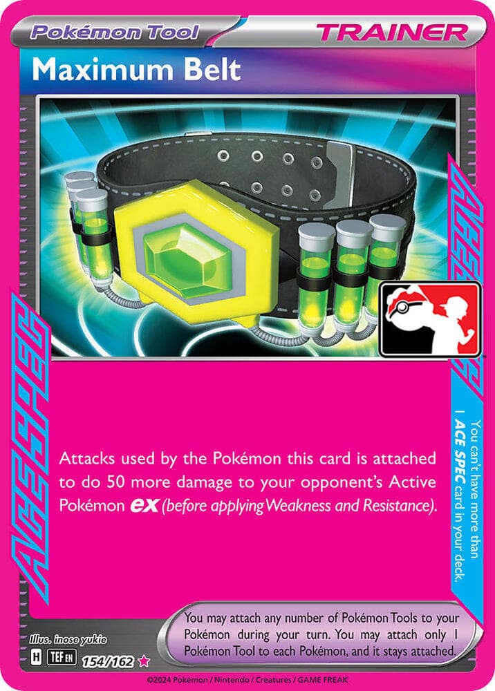 Maximum Belt — Prize Pack Series Cards 154 Pokémon card