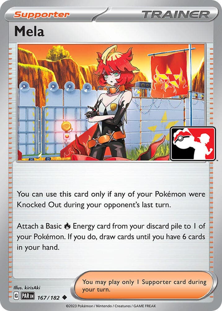 Mela — Prize Pack Series Cards 167 Pokémon card
