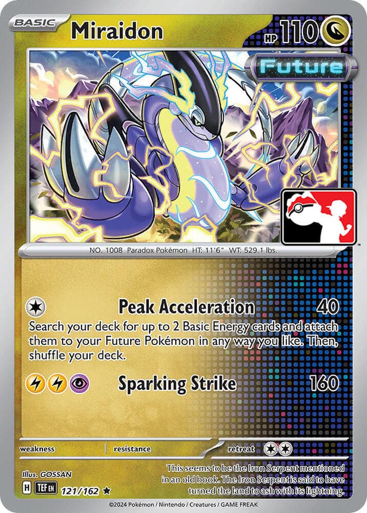 Miraidon — Prize Pack Series Cards 121 Pokémon card
