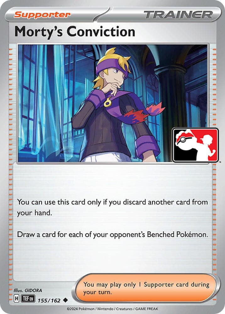 Morty's Conviction — Prize Pack Series Cards 155 Pokémon card