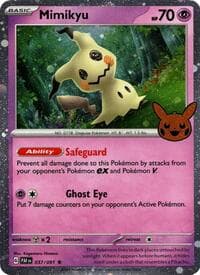 Mimikyu - 037/091 (Cosmos Holo) — Trick or Trade BOOster Bundle 2024 37