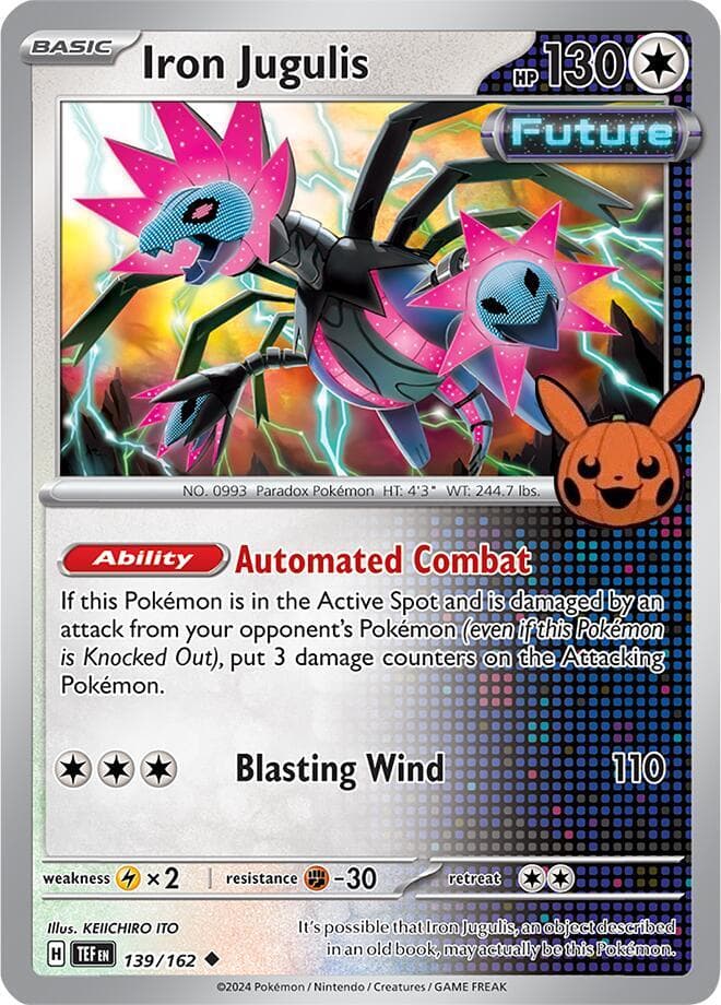 Iron Jugulis — Trick or Trade BOOster Bundle 2024 139 Pokémon card