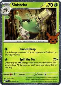 Sinistcha (Cosmos Holo) — Trick or Trade BOOster Bundle 2024 22