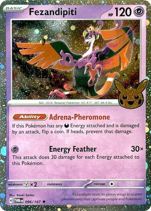 Fezandipiti (Cosmos Holo) — Trick or Trade BOOster Bundle 2024 96 Pokémon card