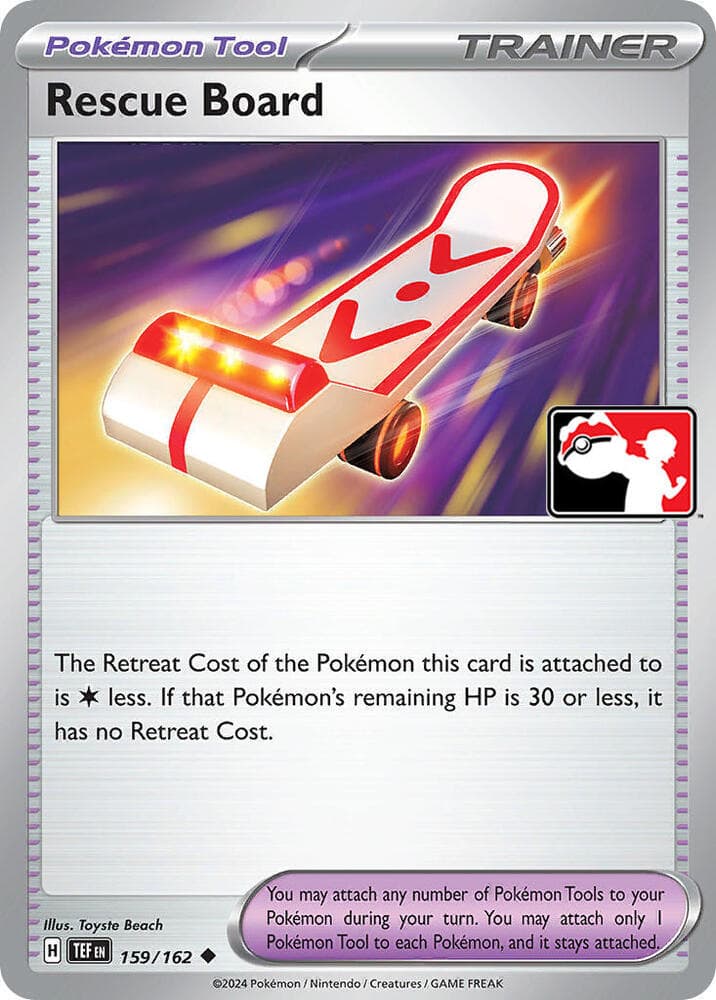 Rescue Board — Prize Pack Series Cards 159 Pokémon card