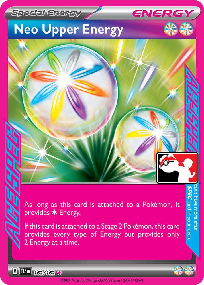 Neo Upper Energy — Prize Pack Series Cards 162 Pokémon card