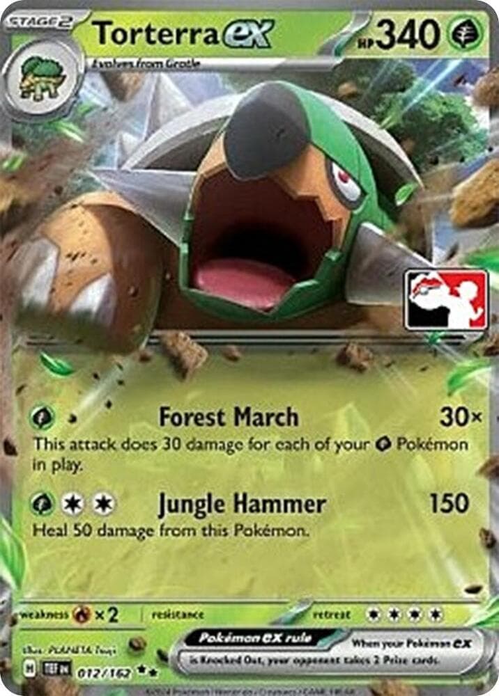 Torterra ex — Prize Pack Series Cards 12 Pokémon card