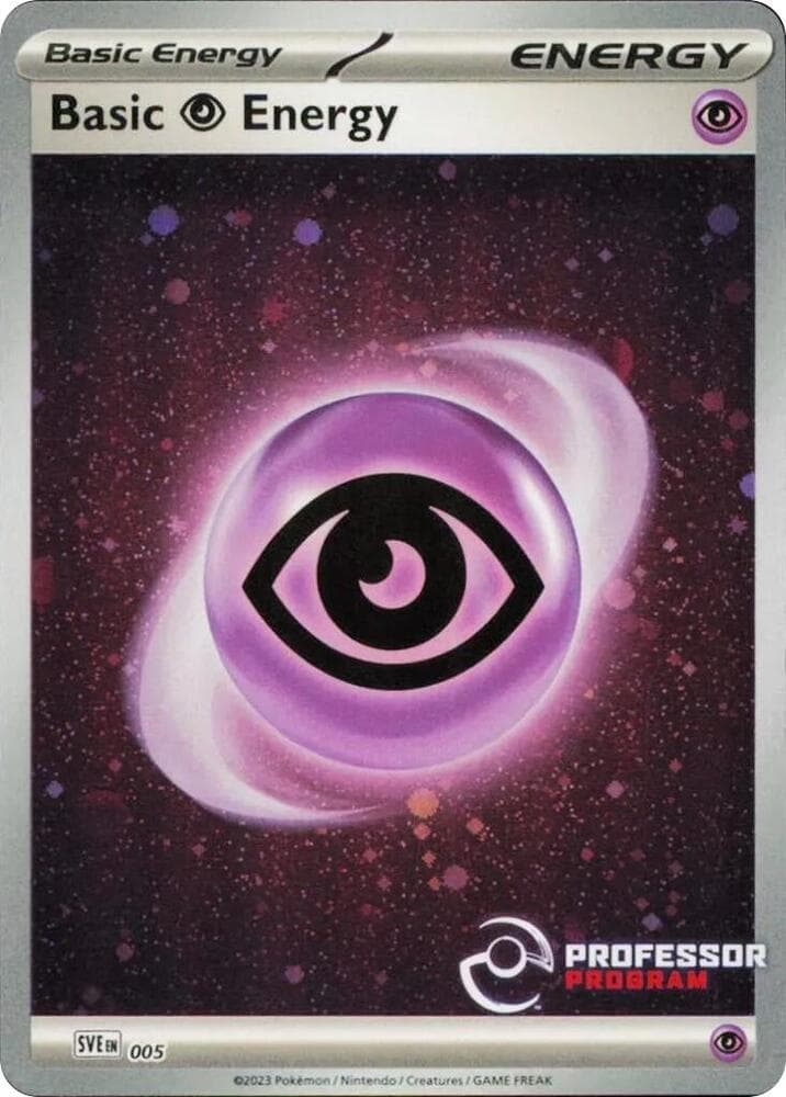 Psychic Energy (2023) — Professor Program Promos 5 Pokémon card