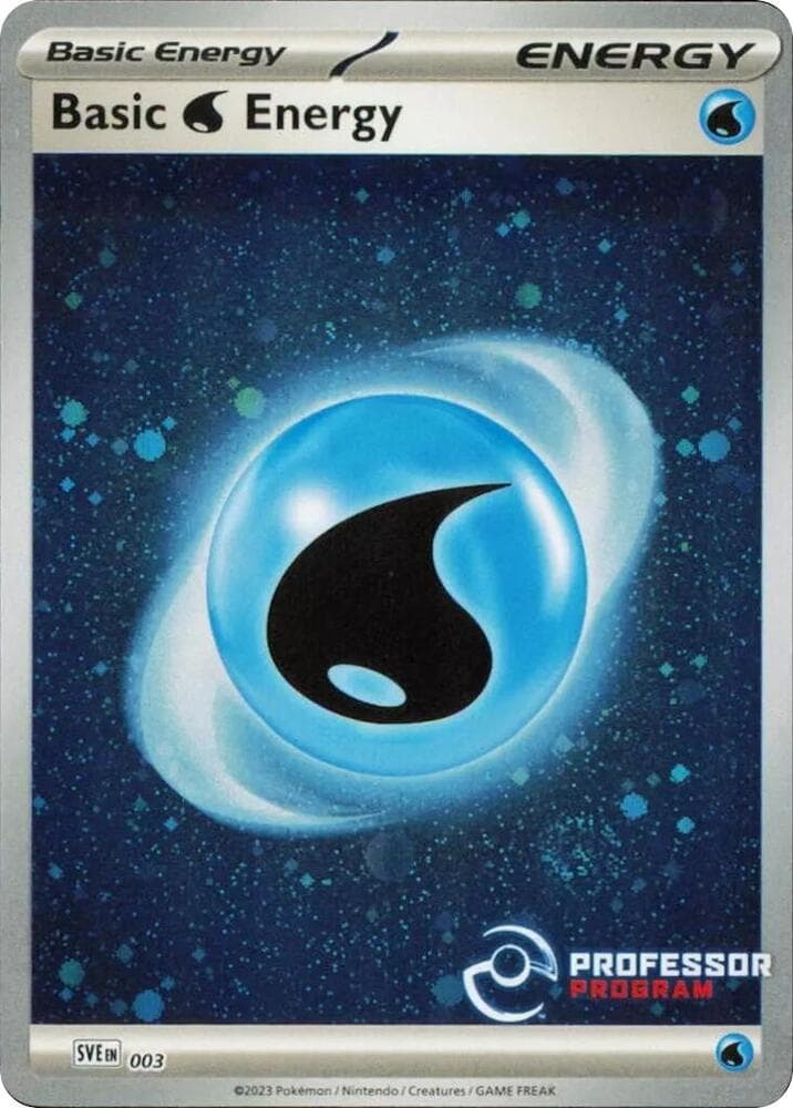 Water Energy (2023) — Professor Program Promos 3 Pokémon card