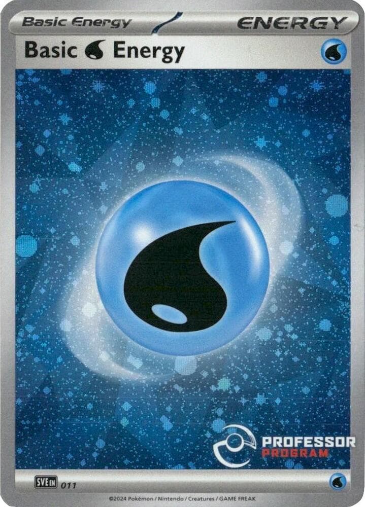Water Energy (2024) — Professor Program Promos 11 Pokémon card