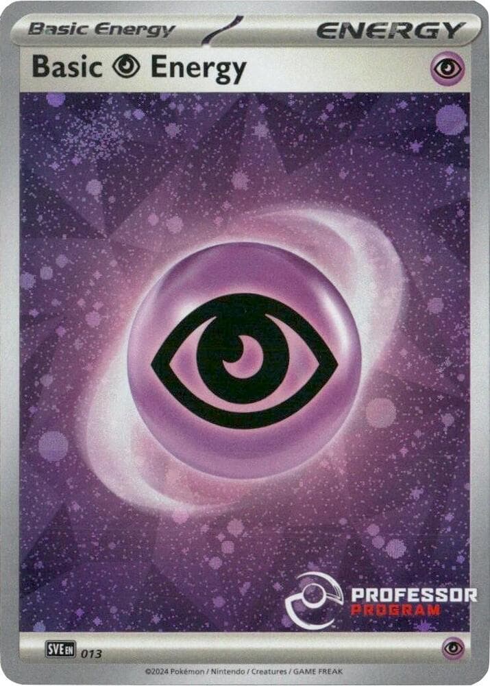 Psychic Energy (2024) — Professor Program Promos 13 Pokémon card