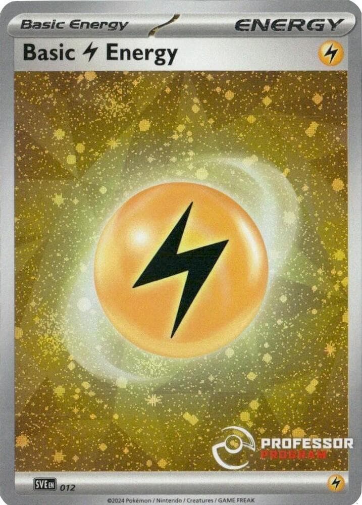Lightning Energy (2024) — Professor Program Promos 12 Pokémon card