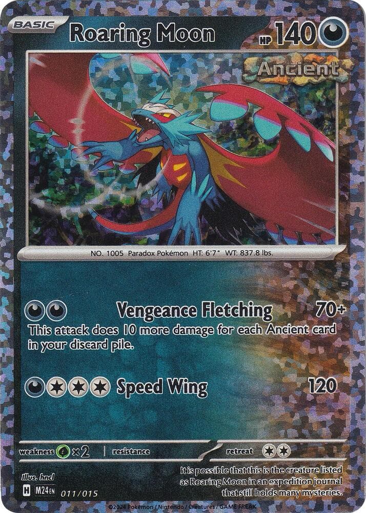 Roaring Moon — McDonald's Promos 2024 11 Pokémon card