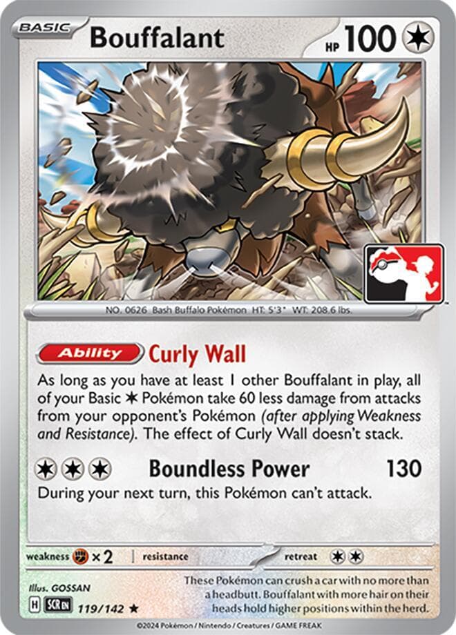 Bouffalant — Prize Pack Series Cards 119 Pokémon card