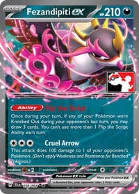 Fezandipiti ex — Prize Pack Series Cards 38 Pokémon card