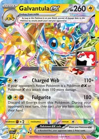 Galvantula ex — Prize Pack Series Cards 51 Pokémon card