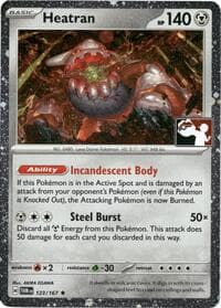 Heatran - 123/167 (Cosmos Holo) — Prize Pack Series Cards 123