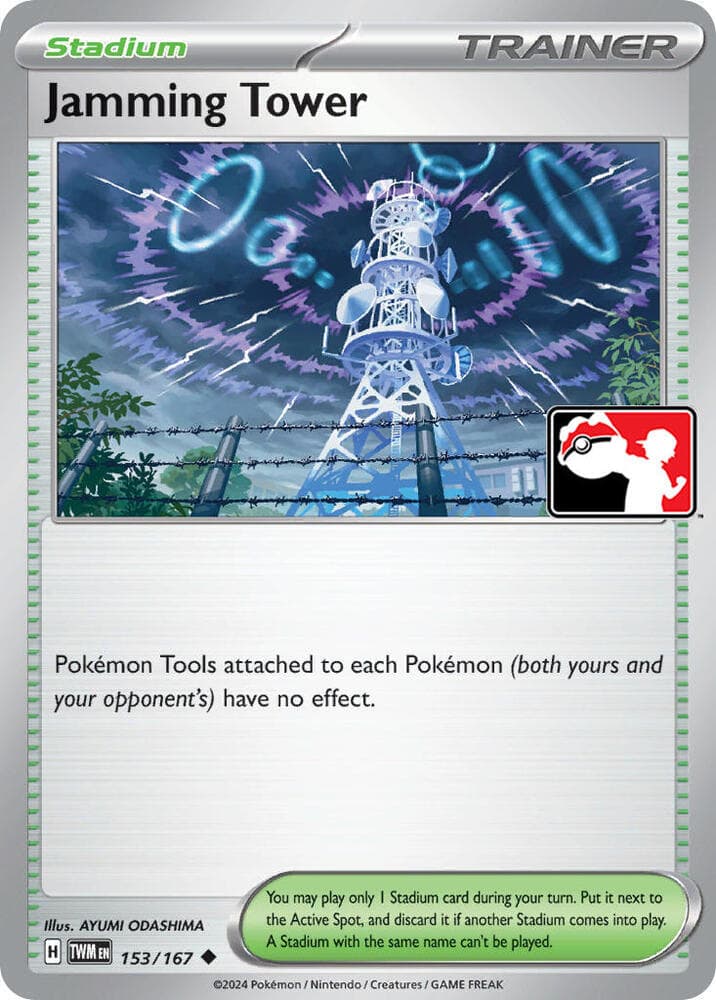 Jamming Tower — Prize Pack Series Cards 153 Pokémon card