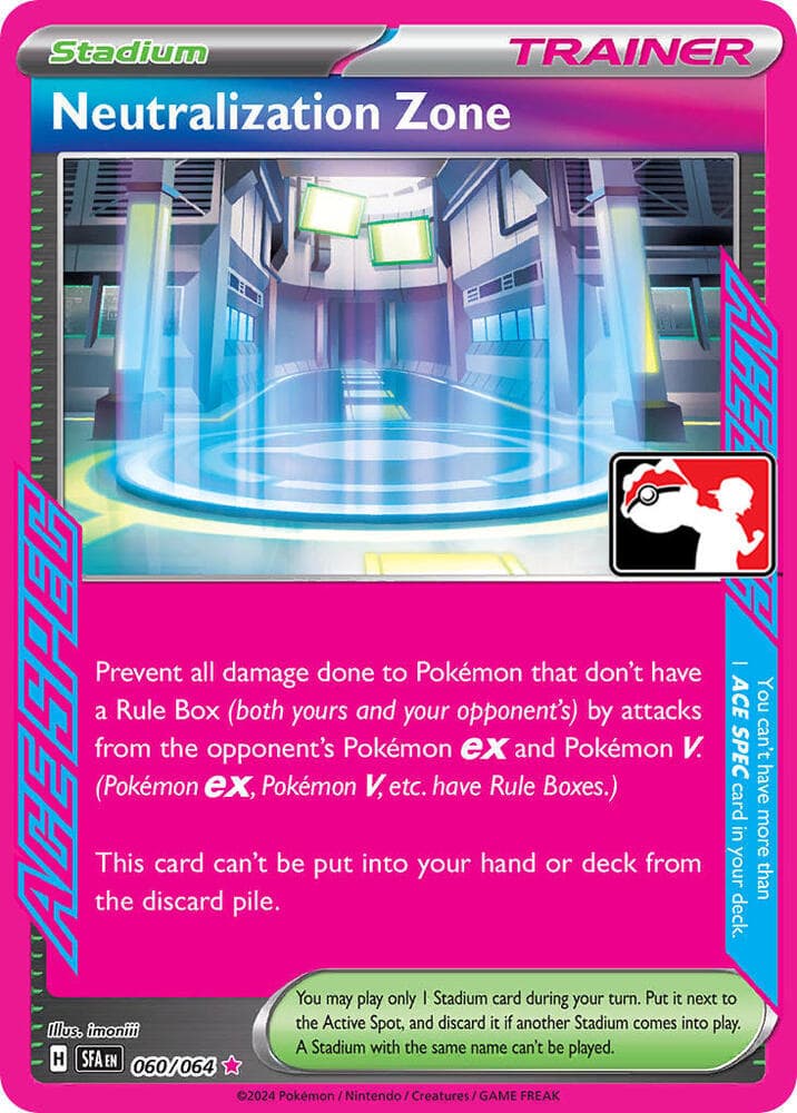 Neutralization Zone — Prize Pack Series Cards 60 Pokémon card
