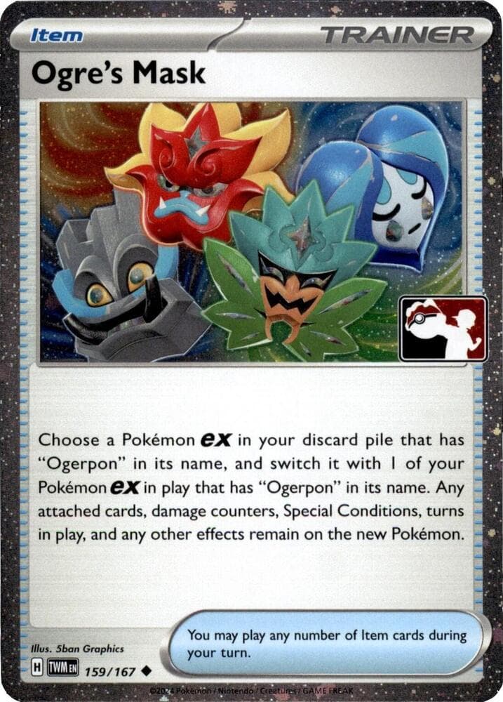 Ogre's Mask - 159/167 (Cosmos Holo) — Prize Pack Series Cards 159 Pokémon card