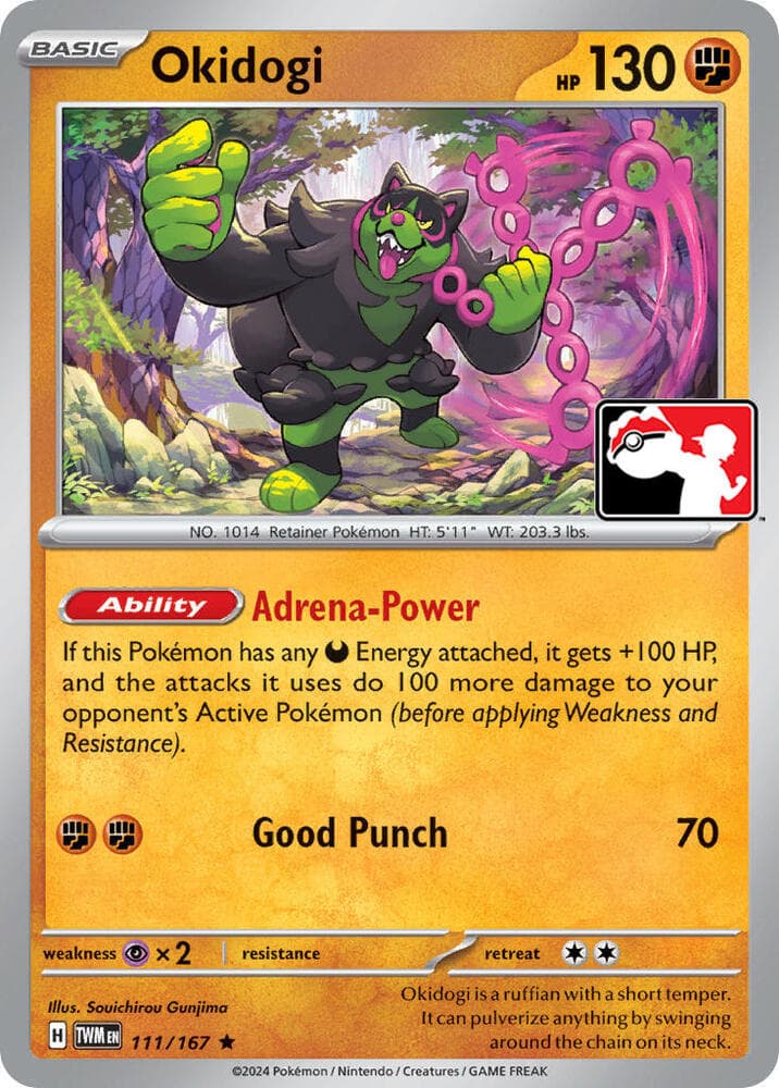 Okidogi — Prize Pack Series Cards 111 Pokémon card
