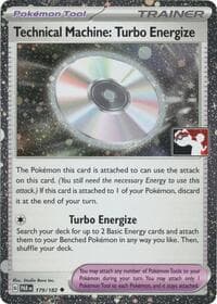 Technical Machine: Turbo Energize - 179/182 (Cosmos Holo) — Prize Pack Series Cards 179