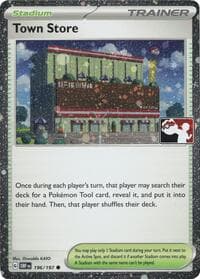 Town Store - 196/197 (Cosmos Holo) — Prize Pack Series Cards 196