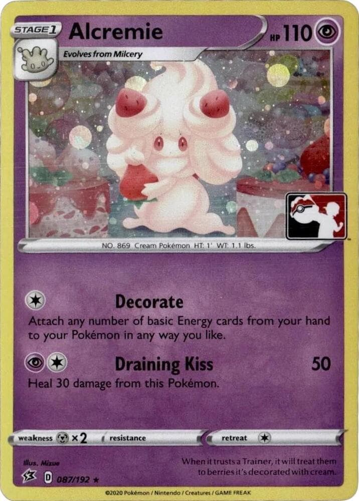 Alcremie - 087/192 (League Promo) — League & Championship Cards 87 Pokémon card