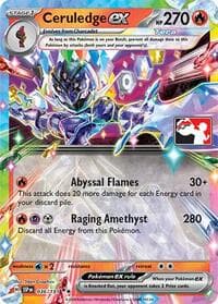 Ceruledge ex — Prize Pack Series Cards 36 Pokémon card