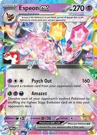 Espeon ex — Prize Pack Series Cards 34 Pokémon card