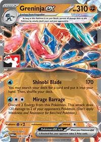 Greninja ex — Prize Pack Series Cards 106 Pokémon card