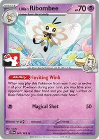 Lillie's Ribombee — Prize Pack Series Cards 67