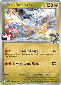 N's Reshiram — Prize Pack Series Cards 116