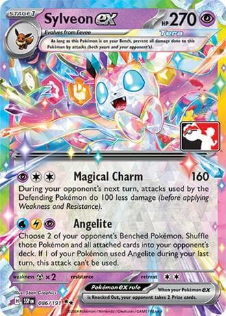 Sylveon ex — Prize Pack Series Cards 86 Pokémon card