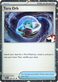 Tera Orb - 189/191 (Cosmos Holo) — Prize Pack Series Cards 189