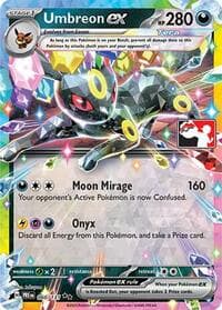 Umbreon ex — Prize Pack Series Cards 60 Pokémon card