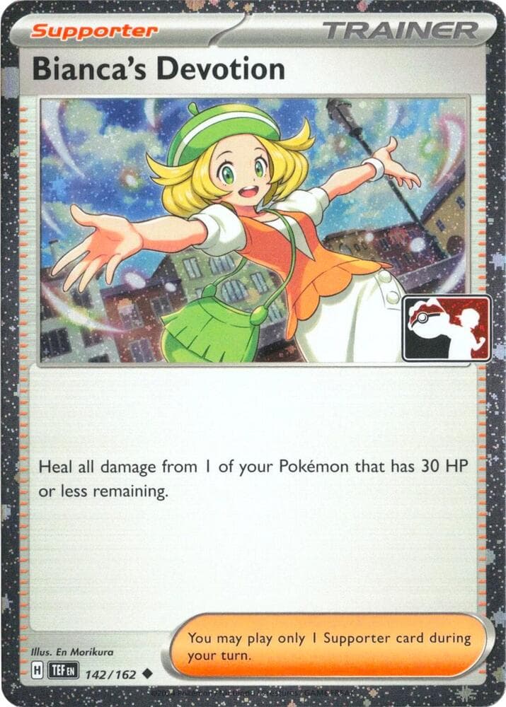 Bianca's Devotion - 142/162 (Cosmos Holo) — Prize Pack Series Cards 142 Pokémon card