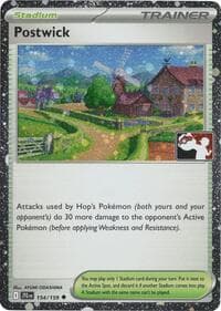 Postwick - 154/159 (Cosmos Holo) — Prize Pack Series Cards 154