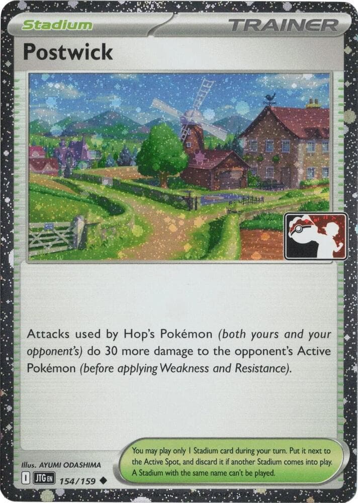 Postwick - 154/159 (Cosmos Holo) — Prize Pack Series Cards 154 Pokémon card