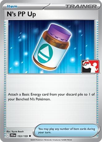 N's PP Up — Prize Pack Series Cards 153 Pokémon card