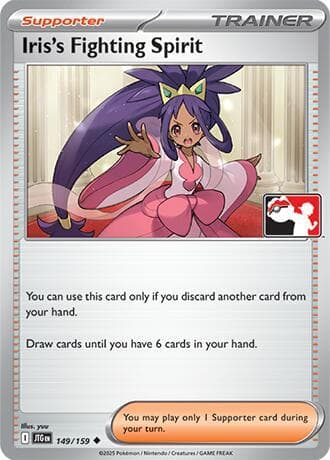 Iris's Fighting Spirit — Prize Pack Series Cards 149 Pokémon card