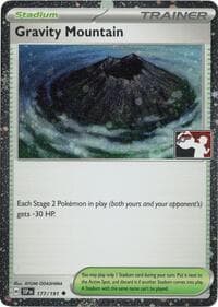 Gravity Mountain - 177/191 (Cosmos Holo) — Prize Pack Series Cards 177